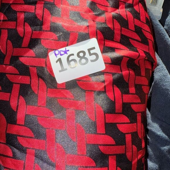 George Red and Black Patterned Blouse - Picture 6 of 6